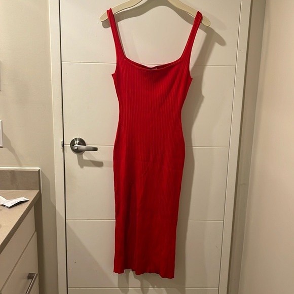 NWT H&M body con high slit dress - Picture 1 of 4